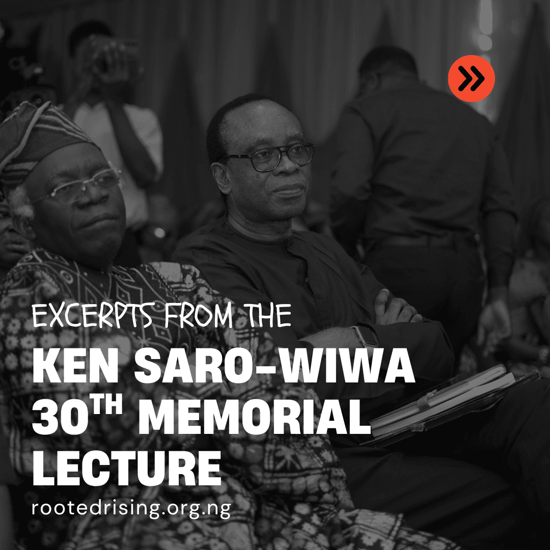 Ken Saro-Wiwa Memorial Lecture