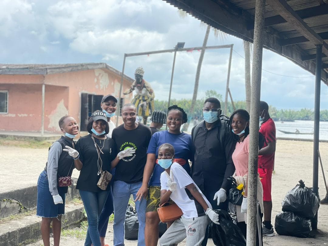 Tourist Beach Cleanup